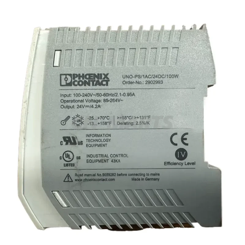 PHOENIX 2902993 UNO-PS/1AC/24DC/100W