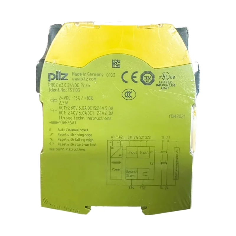 PILZ safety relay 751103 PN0Z s3C