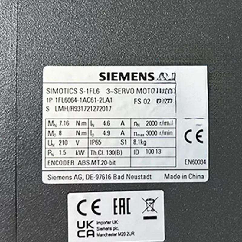 SIEMENS 1FL6064-1AC61-2LA1