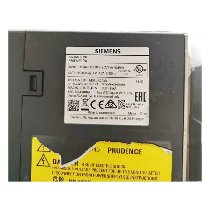 SIEMENS 6SL3210-5FE10-1UF2