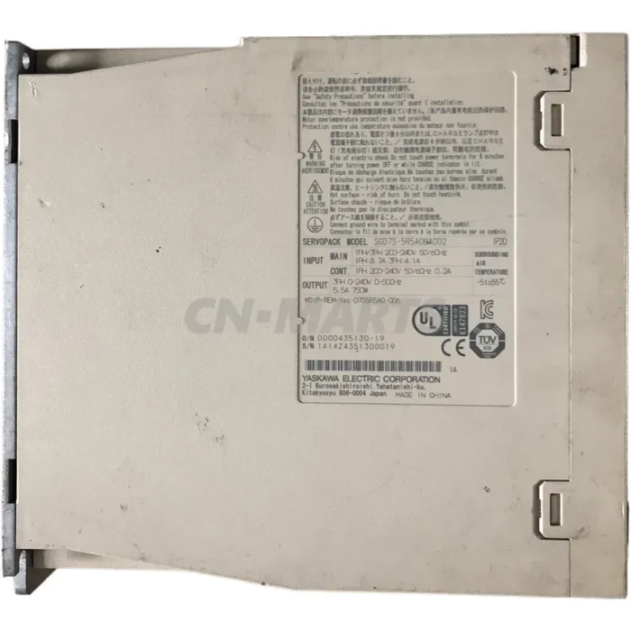 Yaskawa SGD7S-7R6A00A002/5R5A00