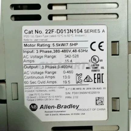 Allen Bradley 22F-D013N104