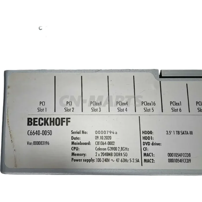 BECKHOFF C6640-0050
