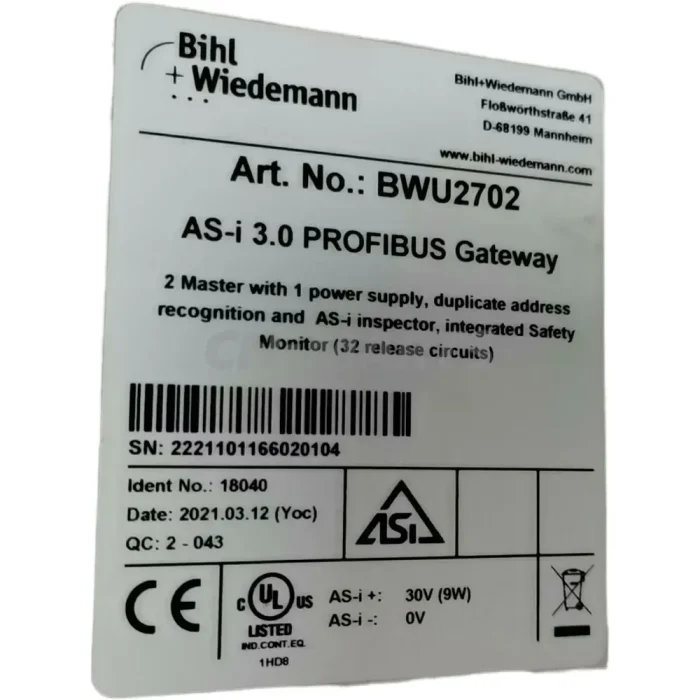 Bihl+Wiedemann BWU2702