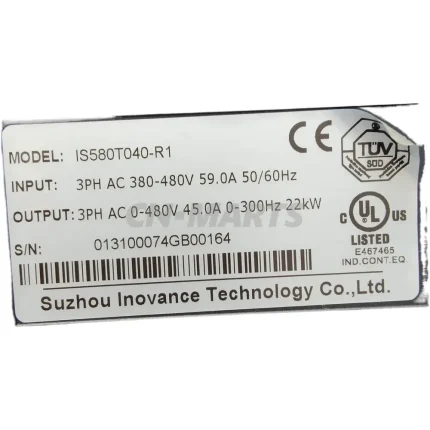 INOVANCE IS580T040-R1