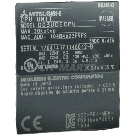MITSUBISHI PLC Q03UDECPU