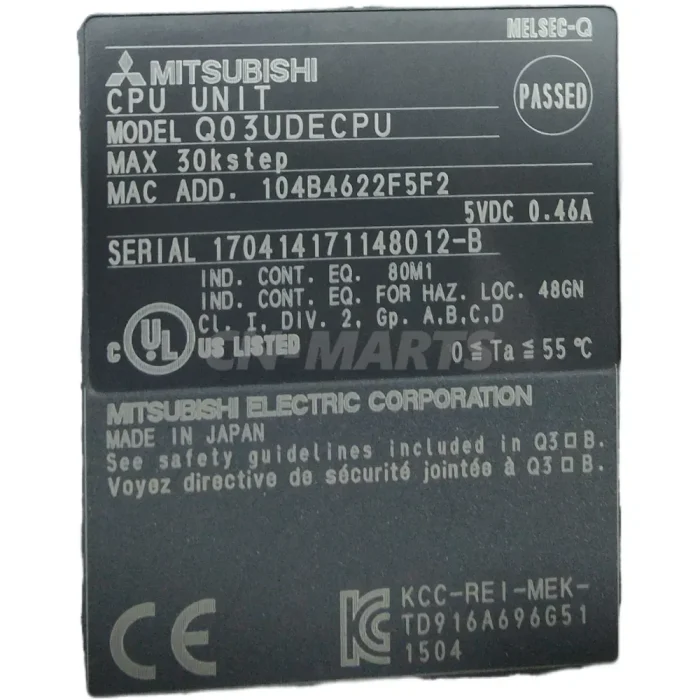 MITSUBISHI PLC Q03UDECPU