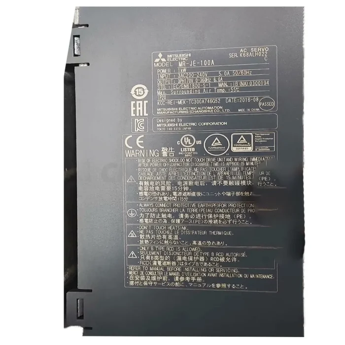 Mitsubishi MR-JE-100A 电机HF-SN10
