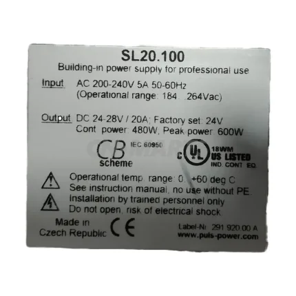 PULS SL20.100 20A DC24V