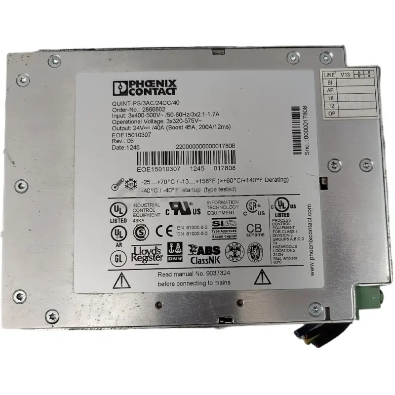Phoenix QUINT-PS/3AC/24DC/40