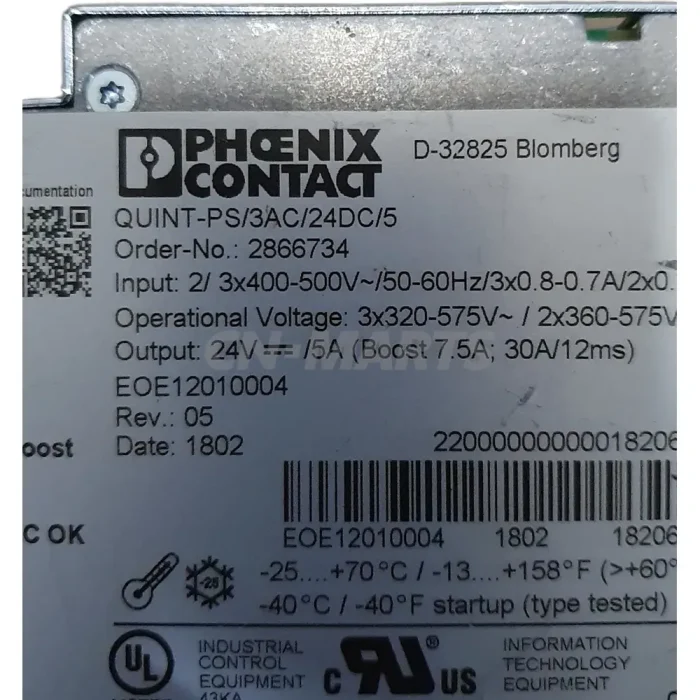 Phoenix QUINT-PS/3AC/24DC/5
