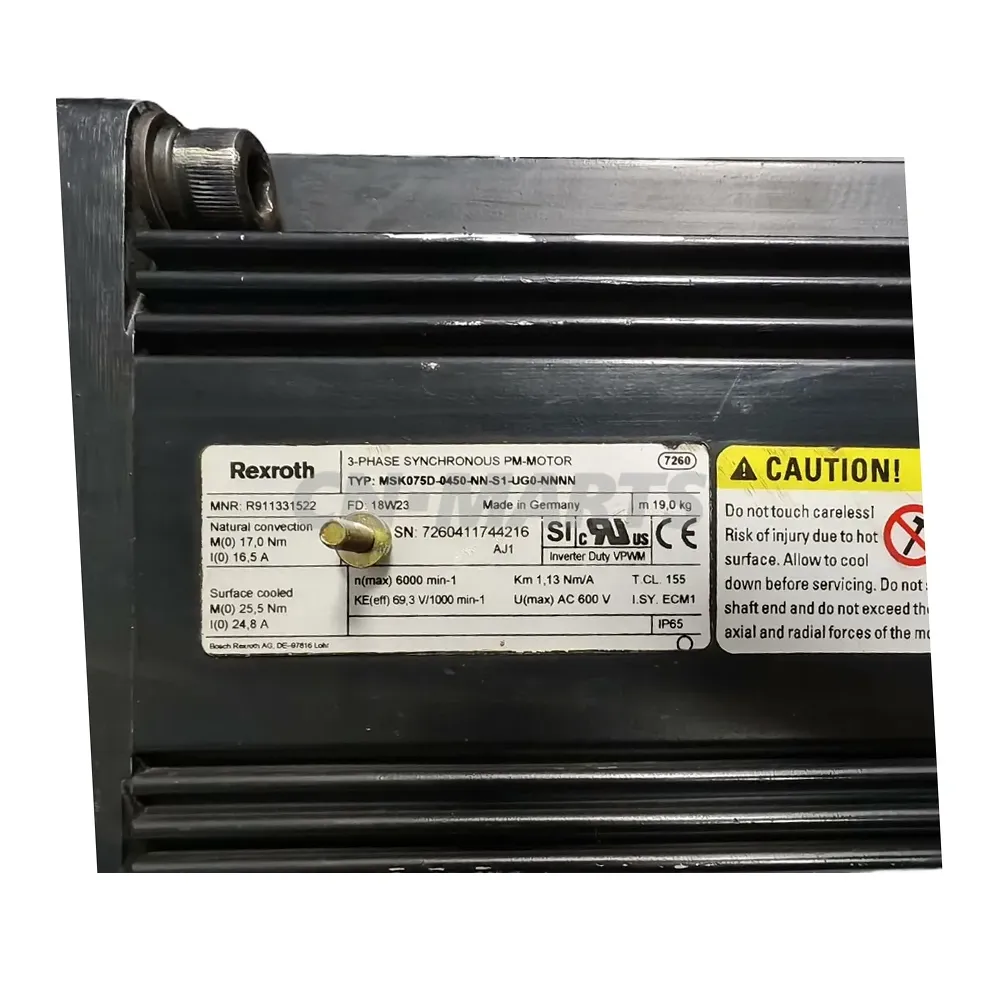 REXROTH MSK075D-0450-NN-S1-UGO-NNNN R911331522