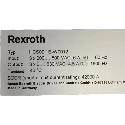 Rexroth HCS02.1E-W0012