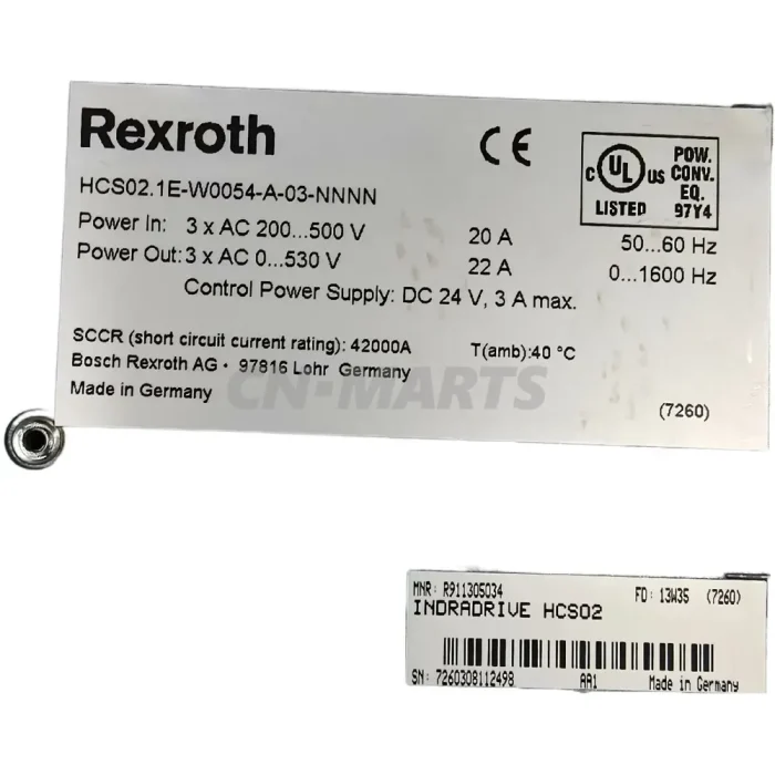 Rexroth HCS02.1E-W0054-A-03-NNNN