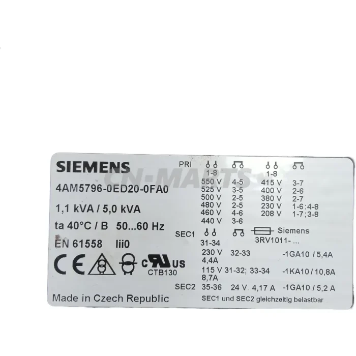 SIEMENS 4AM5796-0ED20-0FA0