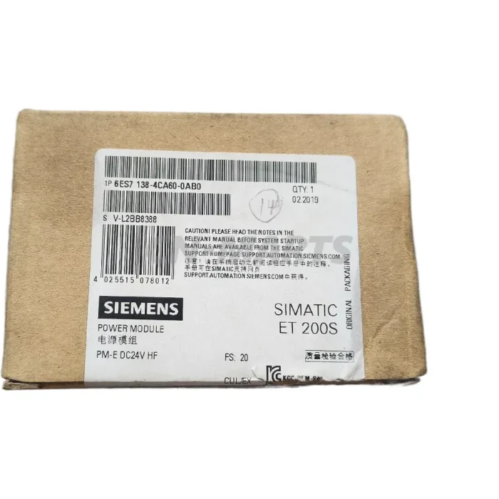SIEMENS 6ES7138-4CA60-0AB0
