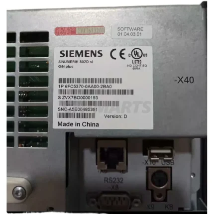 SIEMENS 6FC5370-0AA00-2BA0