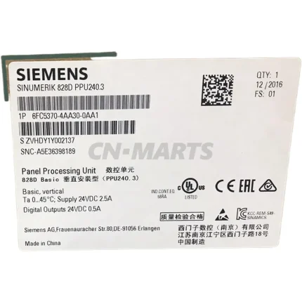 SIEMENS 6FC5370-4AA