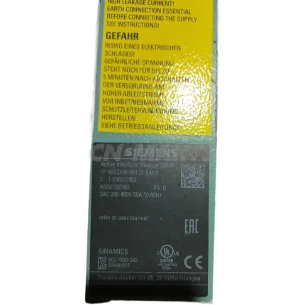 SIEMENS 6SL3100-0BE23-6AB0