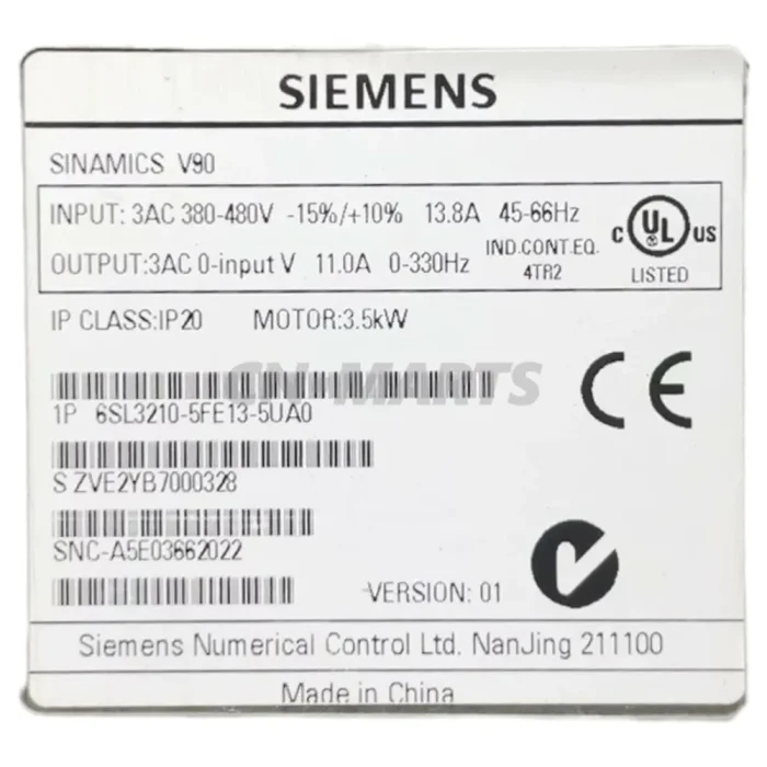 SIEMENS 6SL3210-5FF13-5UA0 V90