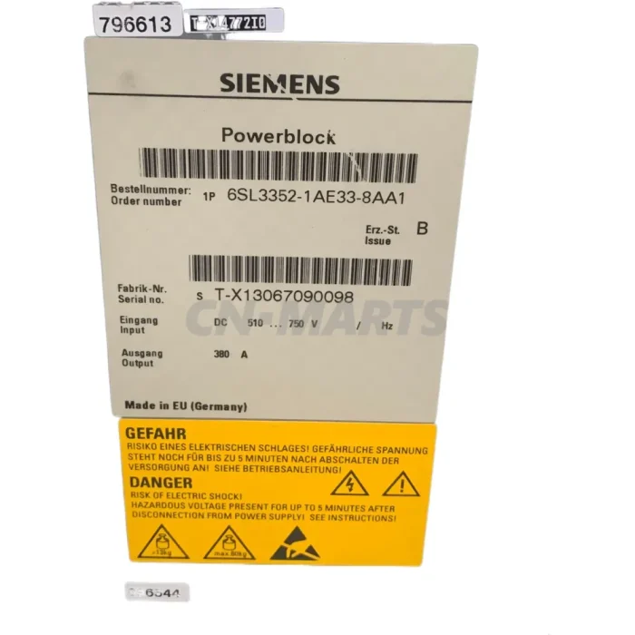 SIEMENS 6SL3352-1AE33-8AA1