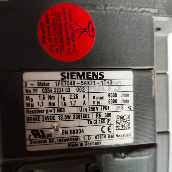 Siemens 1FK7040-5AK71-1TH3