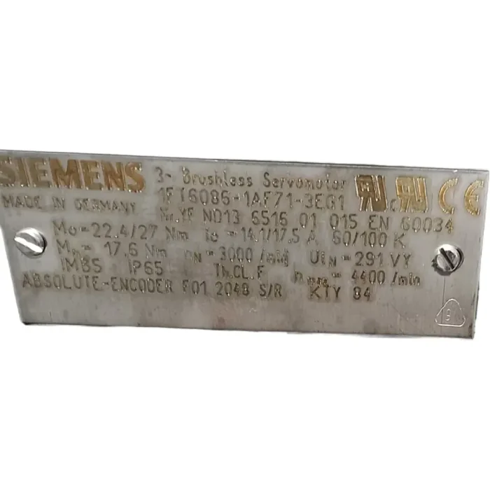 Siemens 1FT6086-1AF71-3EG1