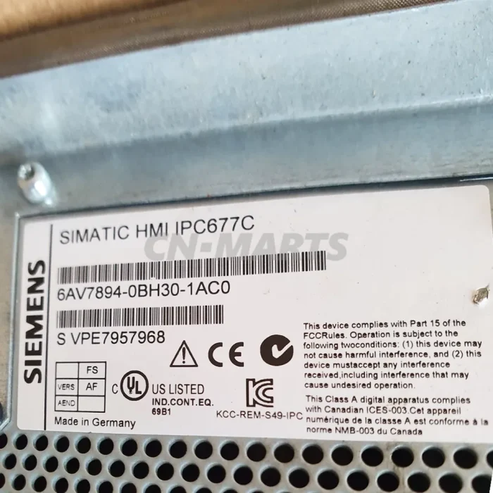 Siemens 6AV7894-0BH30-1AC0