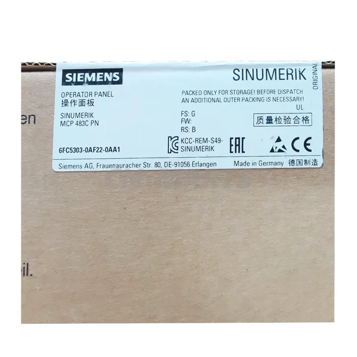 Siemens 6FC5303-0AF22-0AA1 MCP483cpn