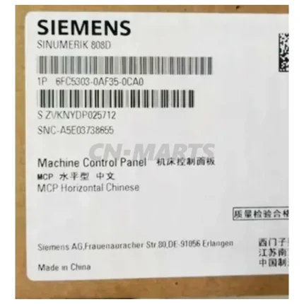 Siemens 6FC5303-0AF35-0CA0 808MCP
