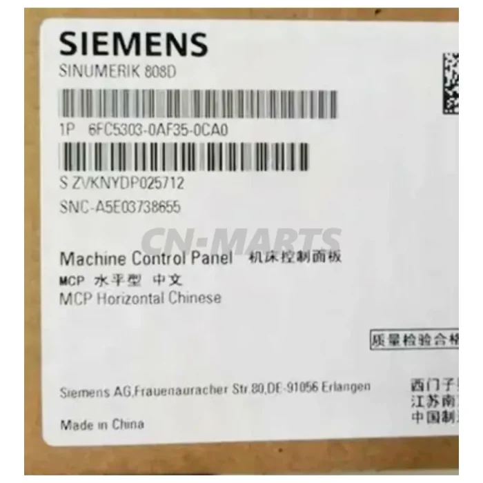 Siemens 6FC5303-0AF35-0CA0 808MCP