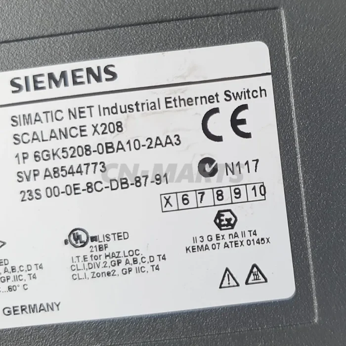 Siemens 6GK5208-0BA10-2AA3