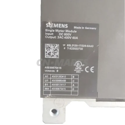 Siemens 6SL3120-1TE26-0AA3 60A