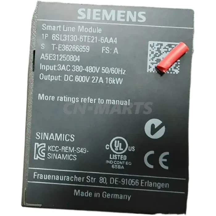 Siemens 6SL3130-6TE21-6AA4