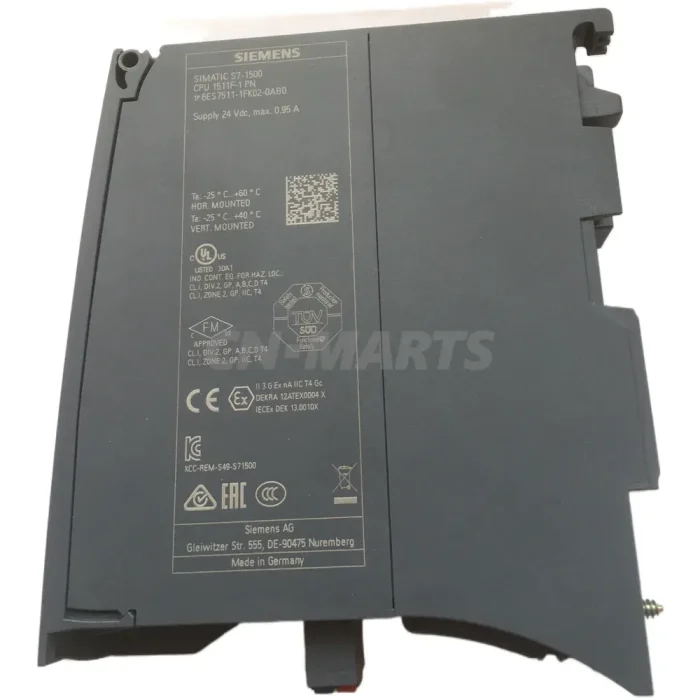 Siemens CPU 6ES7511-1511F-1 PN