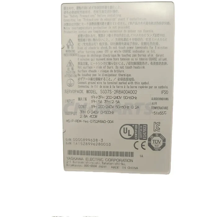 YASKAWA SGD7S-2R8A00A002