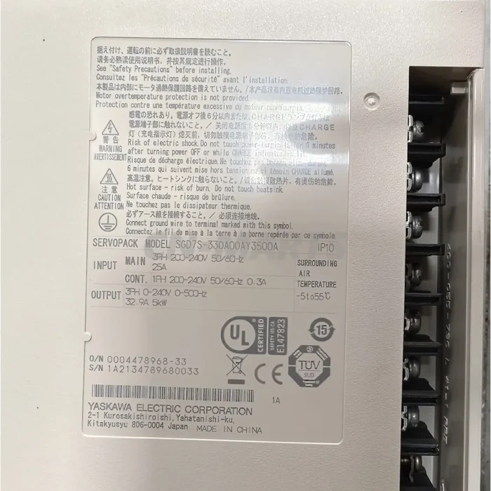 YASKAWA SGD7S-330A00AY3500A