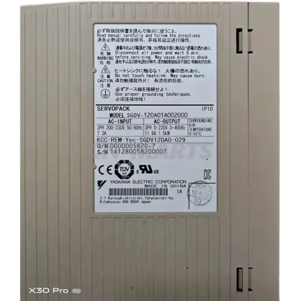 YASKAWA SGDV-120A01A00200 SGMGV-13ADC6C