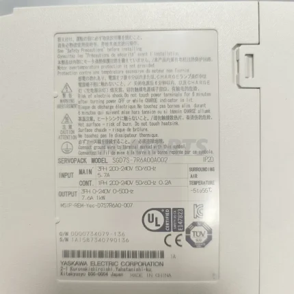 Yaskawa SGD7S-7R6A00A