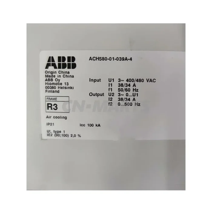 ABB ACH580-01-039A-4