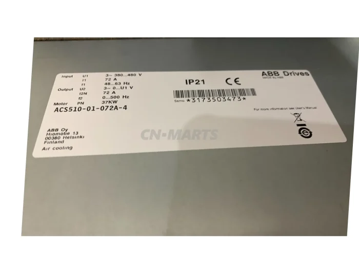 ABB ACS510-01-072A-4