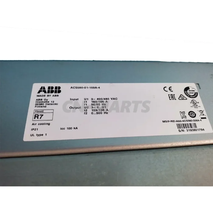 ABB ACS580－01－169A-4