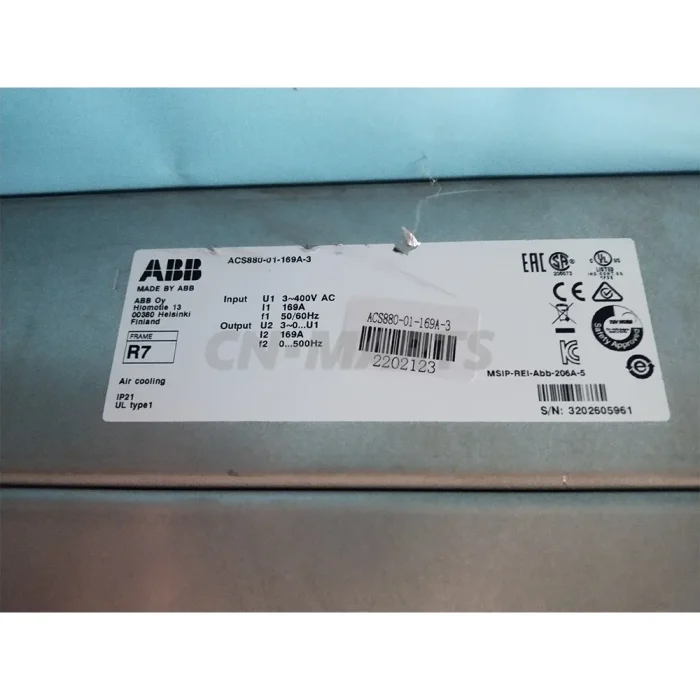 ABB ACS880－01－169A-3