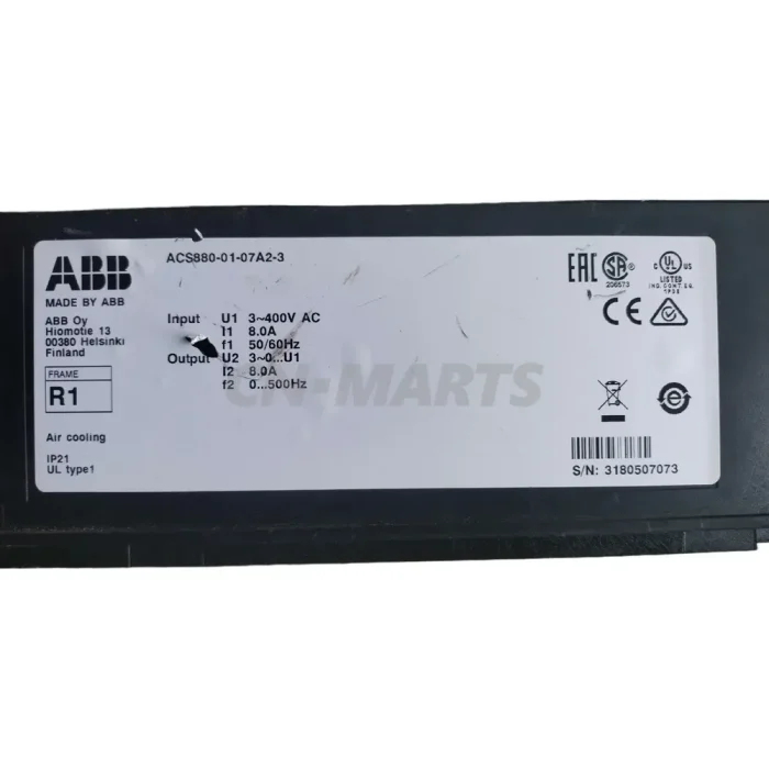 Abb ACS880-01-07A2-3