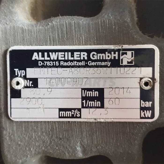 Allweiler EMTEC-A80R36W11022