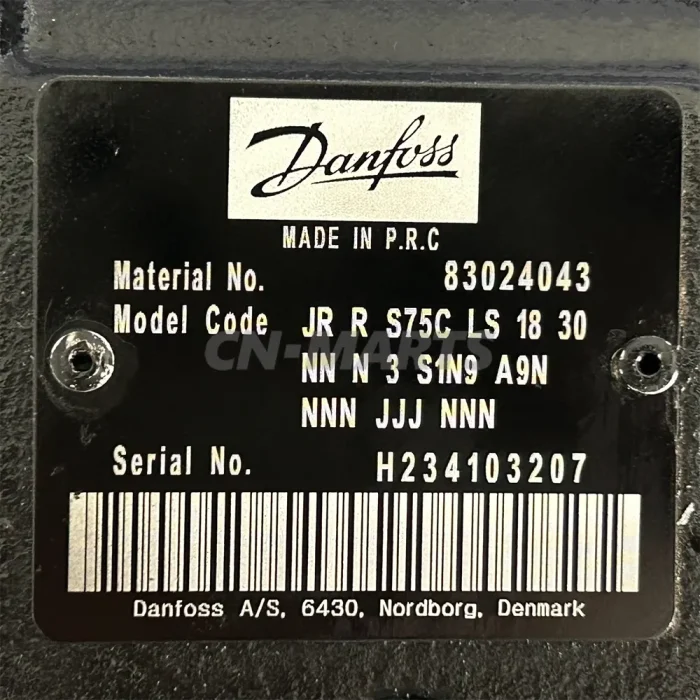 DANFOSS 83024043 JRRS75CLS1830NNN3S1N9A9NNNNJJJNNN