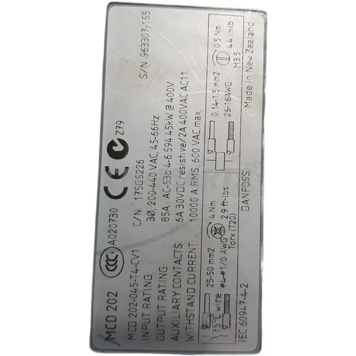 Danfoss MCD202-045-T4-CV1