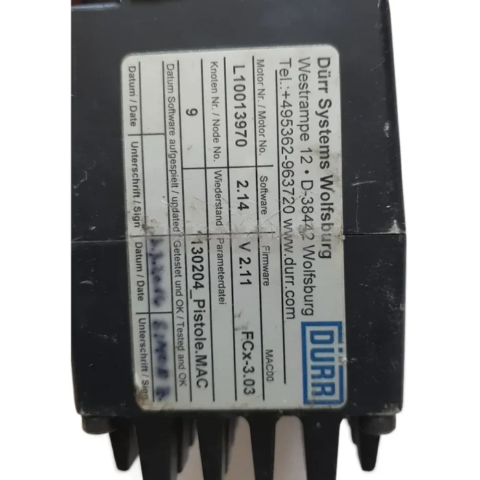Durr MAC400-D2-FAGM-A015