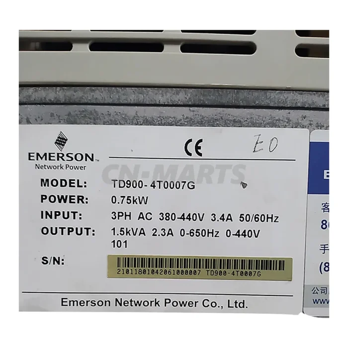 Emerson TD900-4T0007G