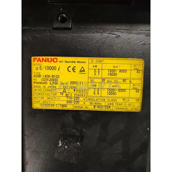 FANUC A06B-1406-B103